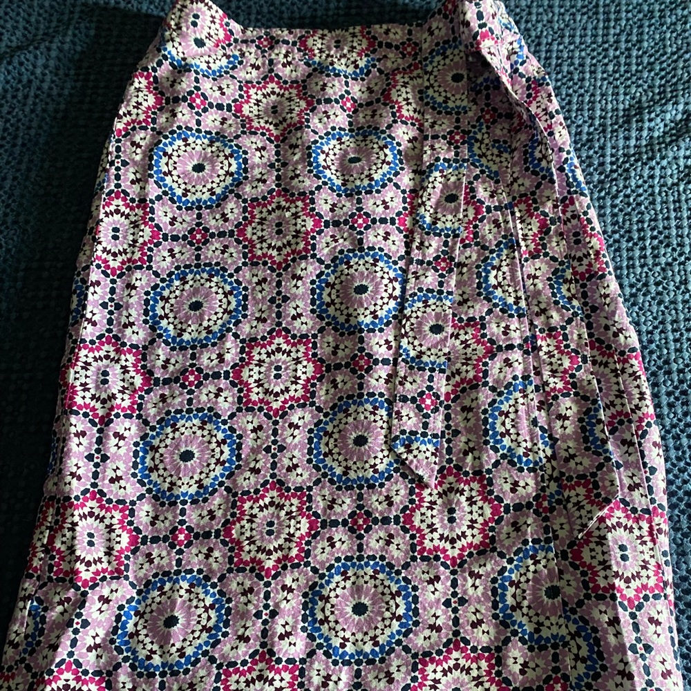 MIDI wrap skirt
